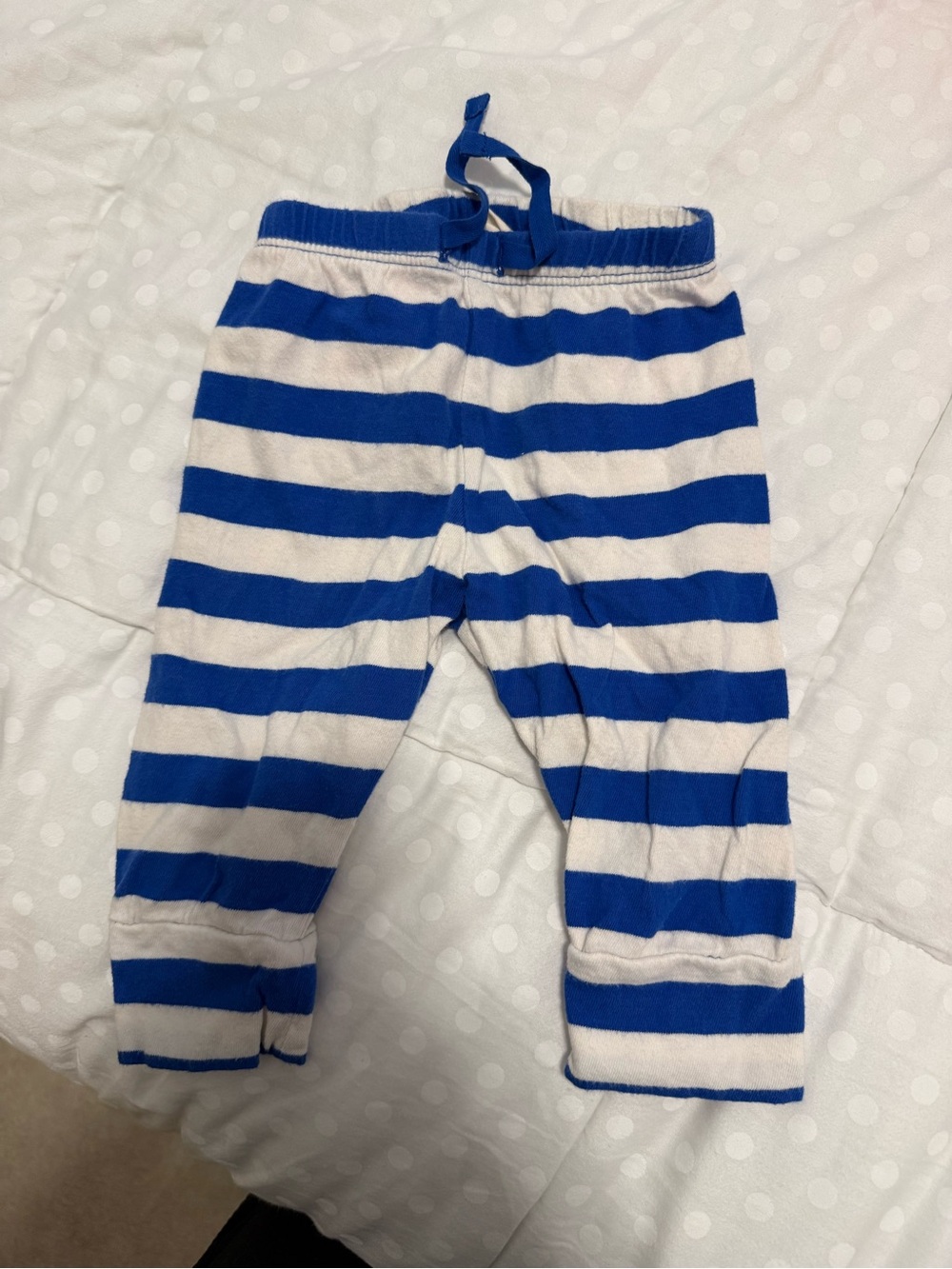 GAP Blue and White Striped Kids Jogger Pants